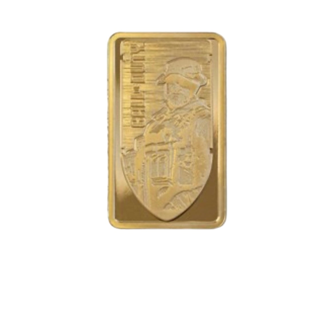 5 gram Gold Bar PAMP Suisse Call Of Duty 999.9 Fine in Assay with Pendant Frame Bundle