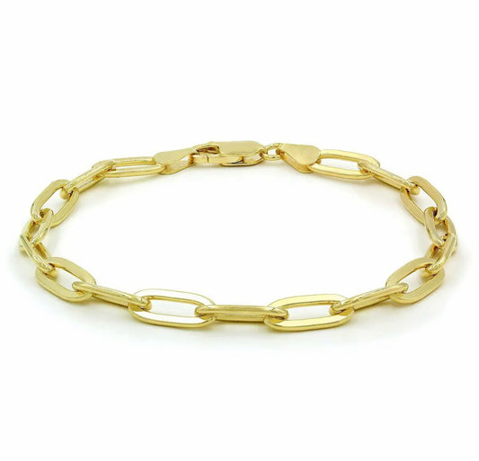 14K PaperClip Bracelet